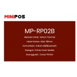 Printer Kasir MiniPos MP-RP02B Bluetooth Portable 